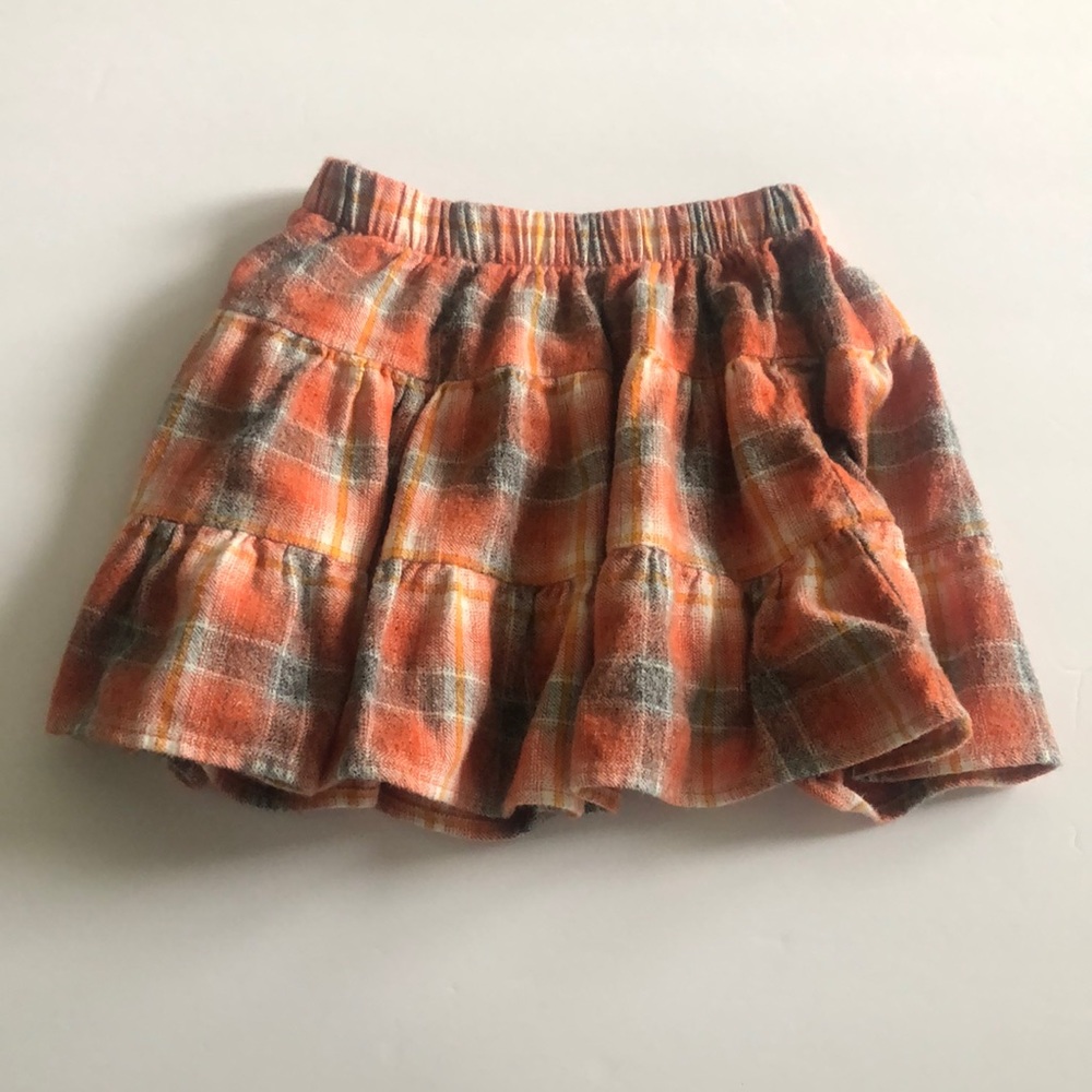 Vintage Flannel Skirt by Mulberribush Size 24 Months